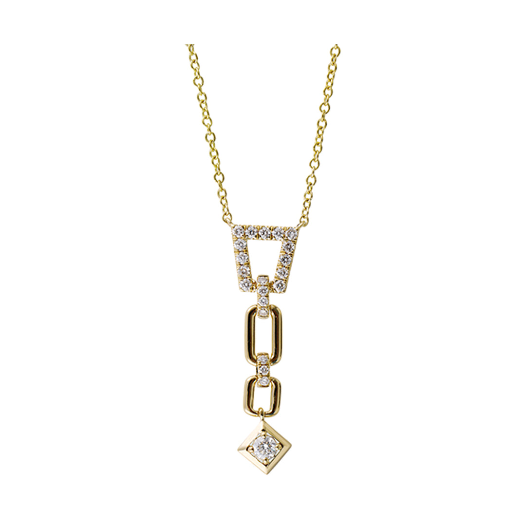 14Kt Yellow Gold Diamond 1/4Ctw Pendant
