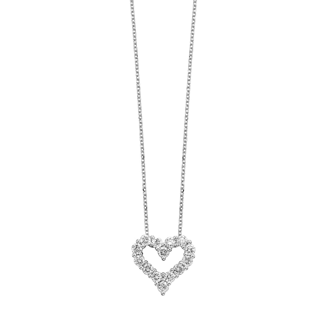 14Kt White Gold Diamond 1Ctw Pendant