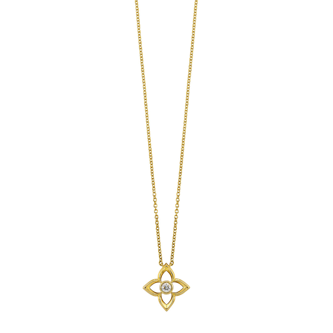 14Kt Yellow Gold Diamond 1/20Ctw Pendant