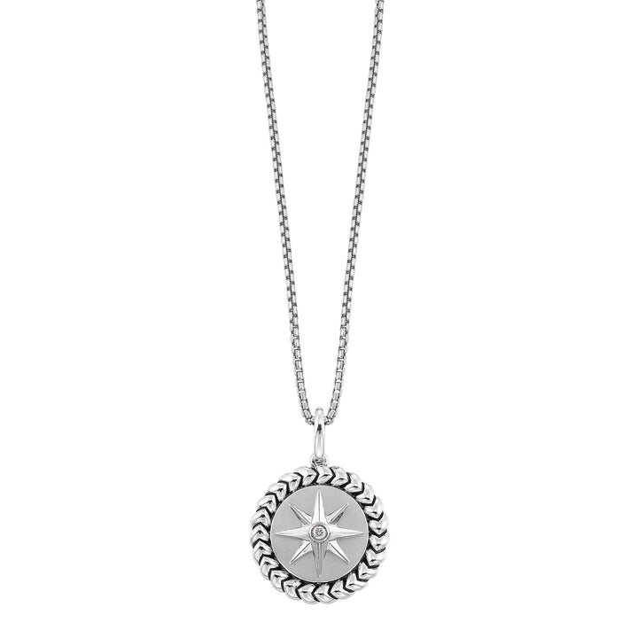 Silver Diamond 1/50Ctw Pendant