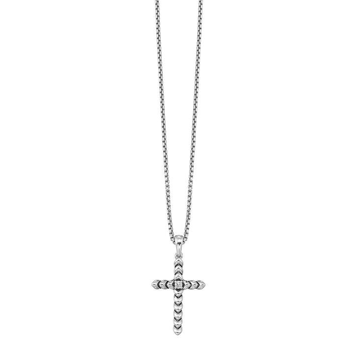 Silver Diamond 1/25Ctw Pendant