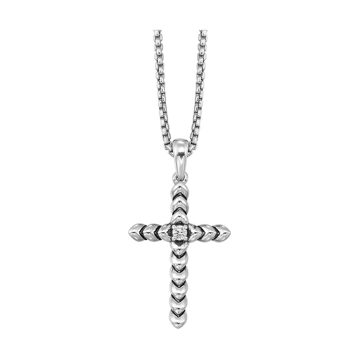 Silver Diamond 1/25Ctw Pendant