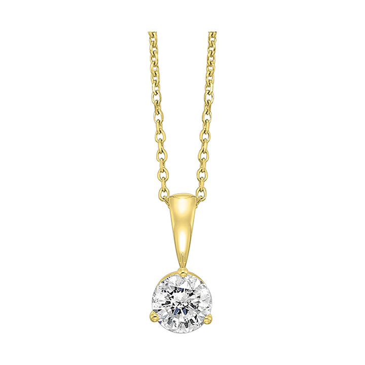 14Kt Yellow Gold Diamond 1/4Ctw Pendant