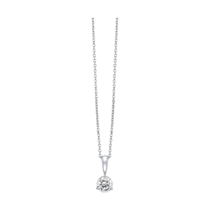 14Kt White Gold Diamond 1/3Ctw Pendant