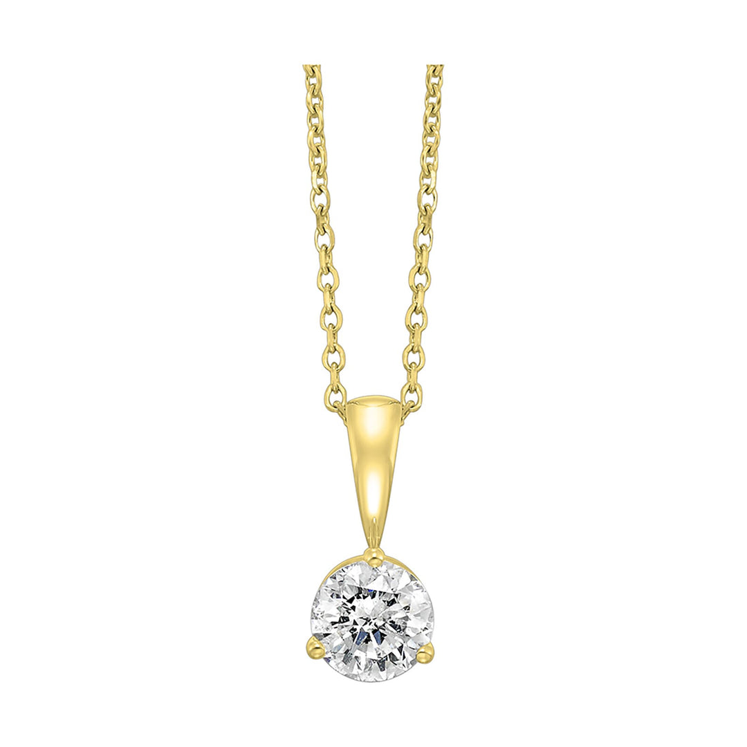 14Kt Yellow Gold Diamond 1/2Ctw Pendant