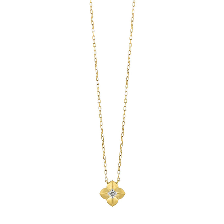 14Kt Yellow Gold Diamond 1/12Ctw Pendant
