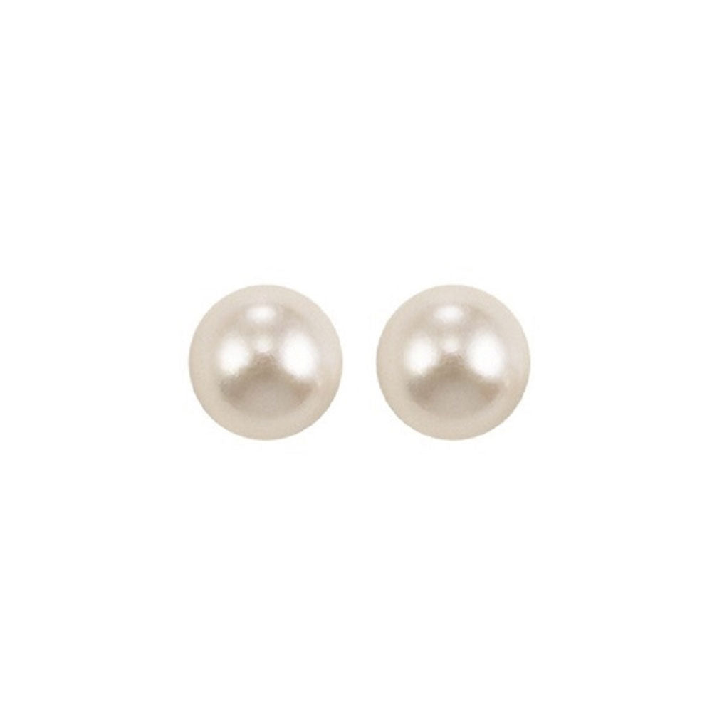 14Kt Yellow Gold Pearl Earring