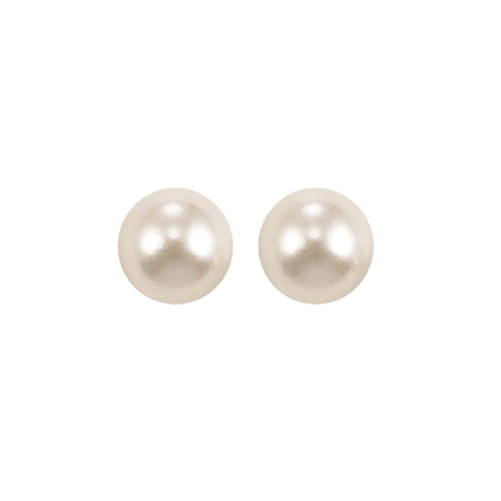 14Kt Yellow Gold Pearl Earring