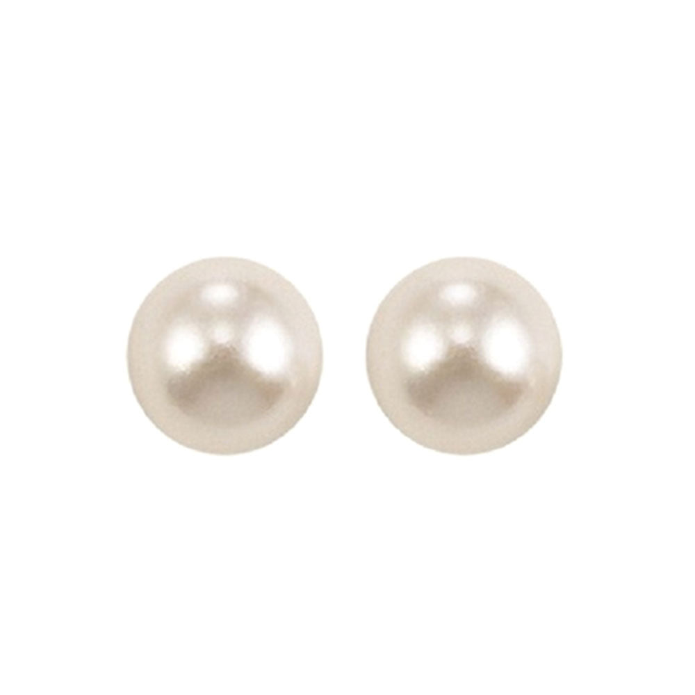 14Kt Yellow Gold Pearl Earring
