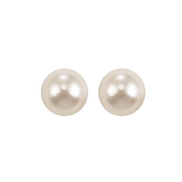 14Kt White Gold Pearl Earring