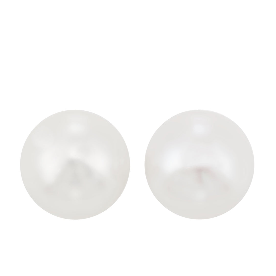 14Kt White Gold Pearl Earring