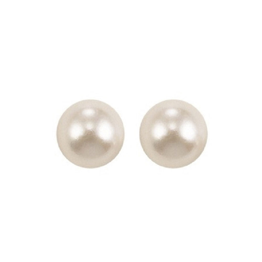 14Kt Yellow Gold Pearl Earring