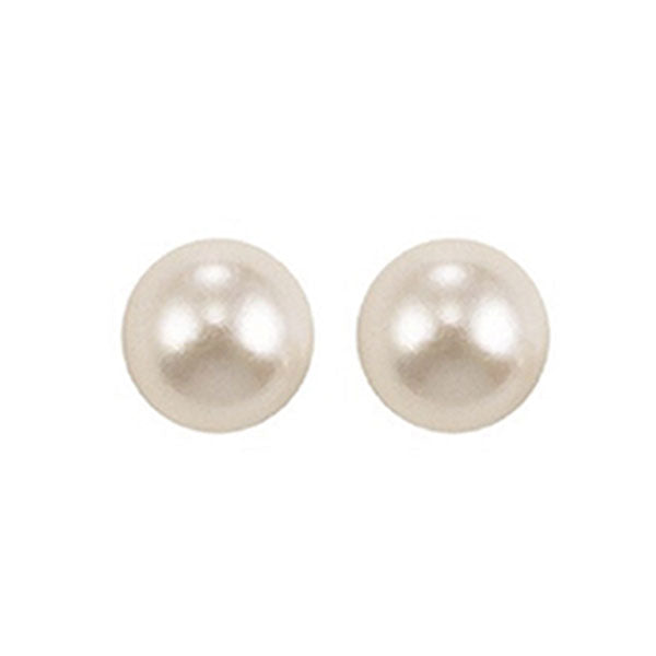 14Kt White Gold Pearl Earring