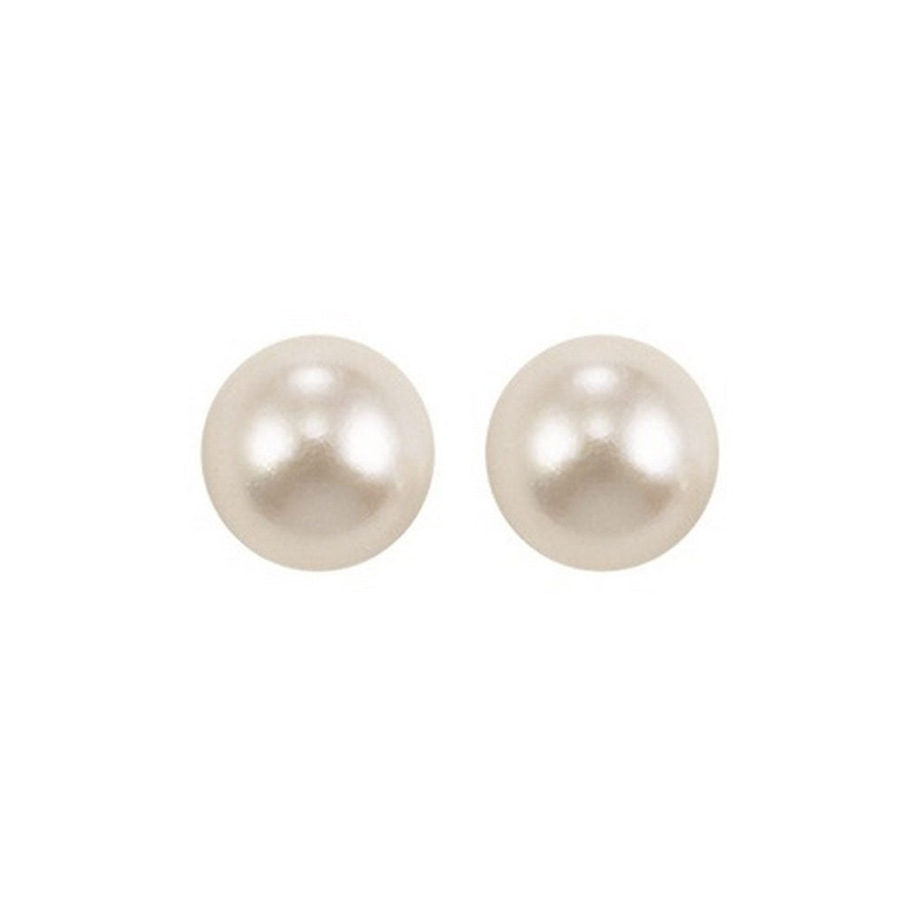 14Kt Yellow Gold Pearl Earring
