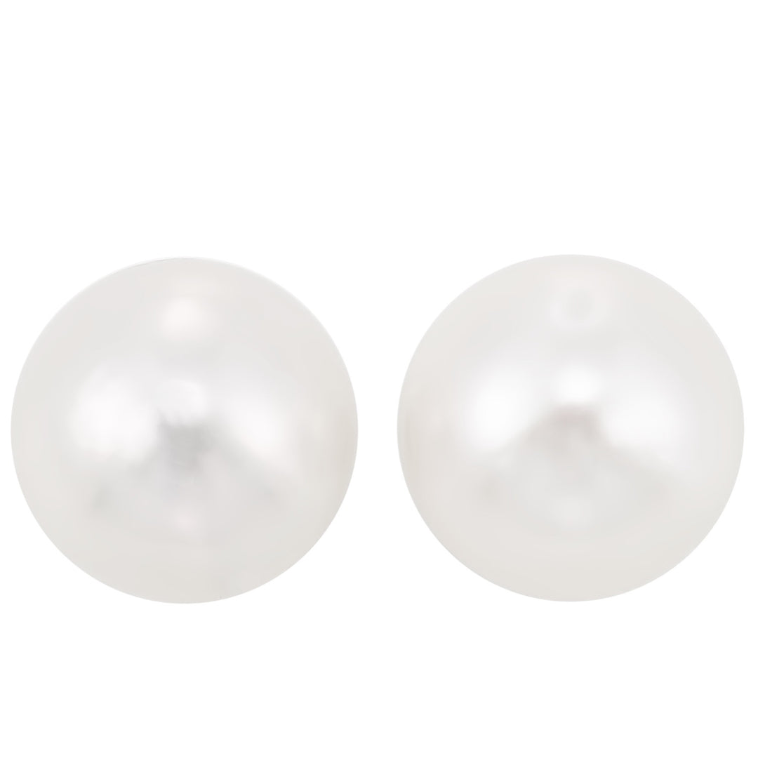 14Kt White Gold Pearl Earring