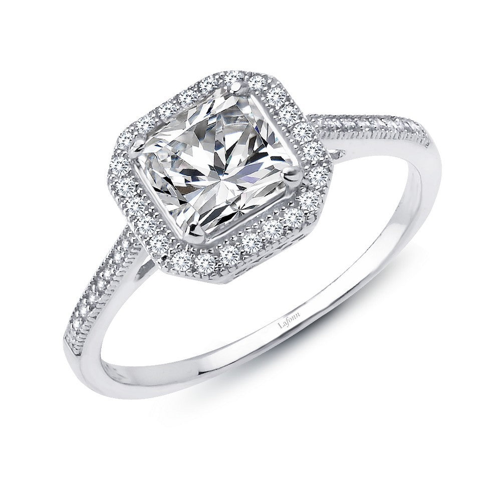 Elegant Halo Engagement Ring