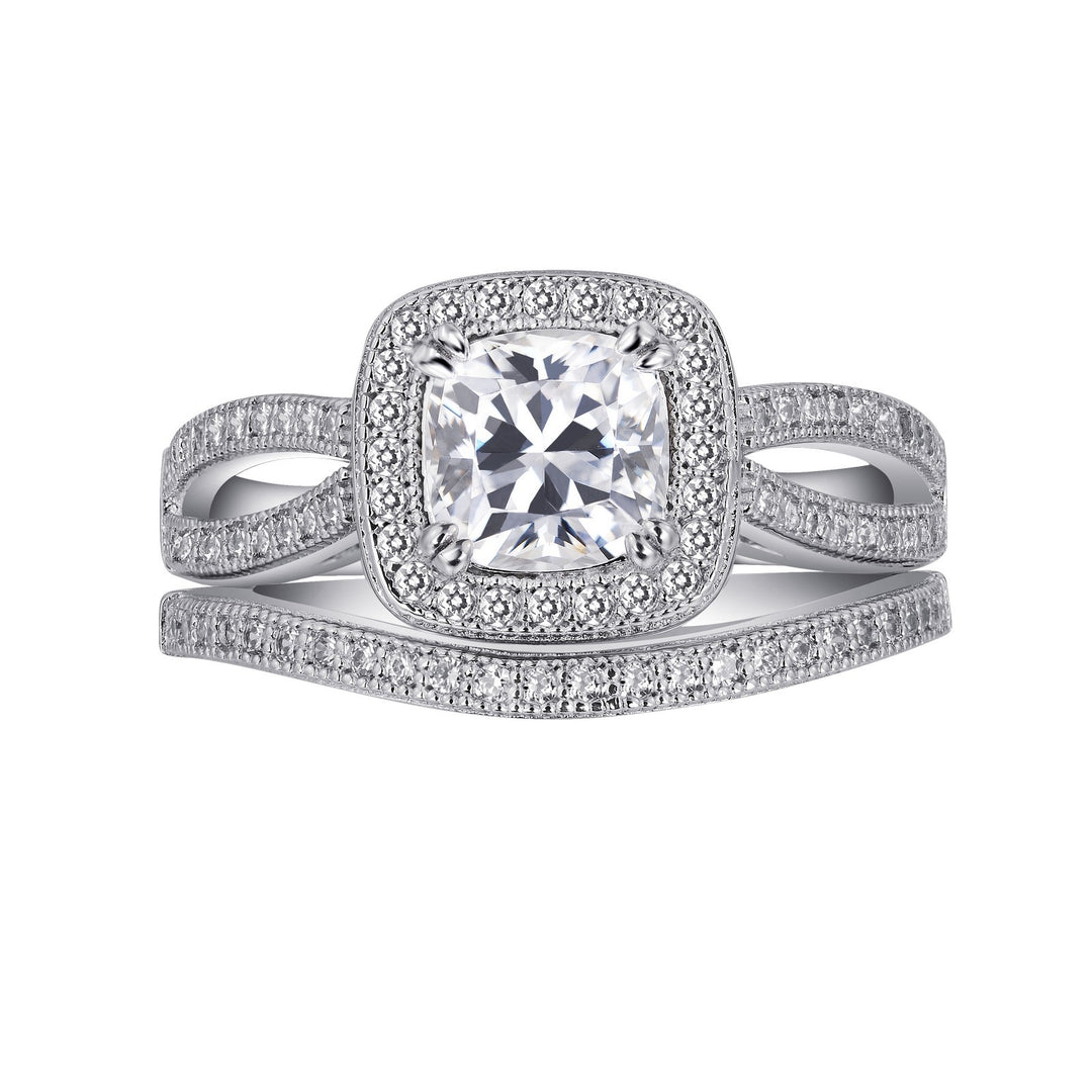 Engagement Ring with Wedding Band