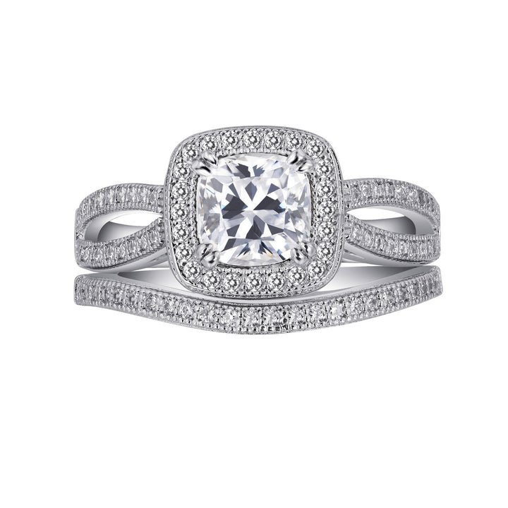 Engagement Ring with Wedding Band