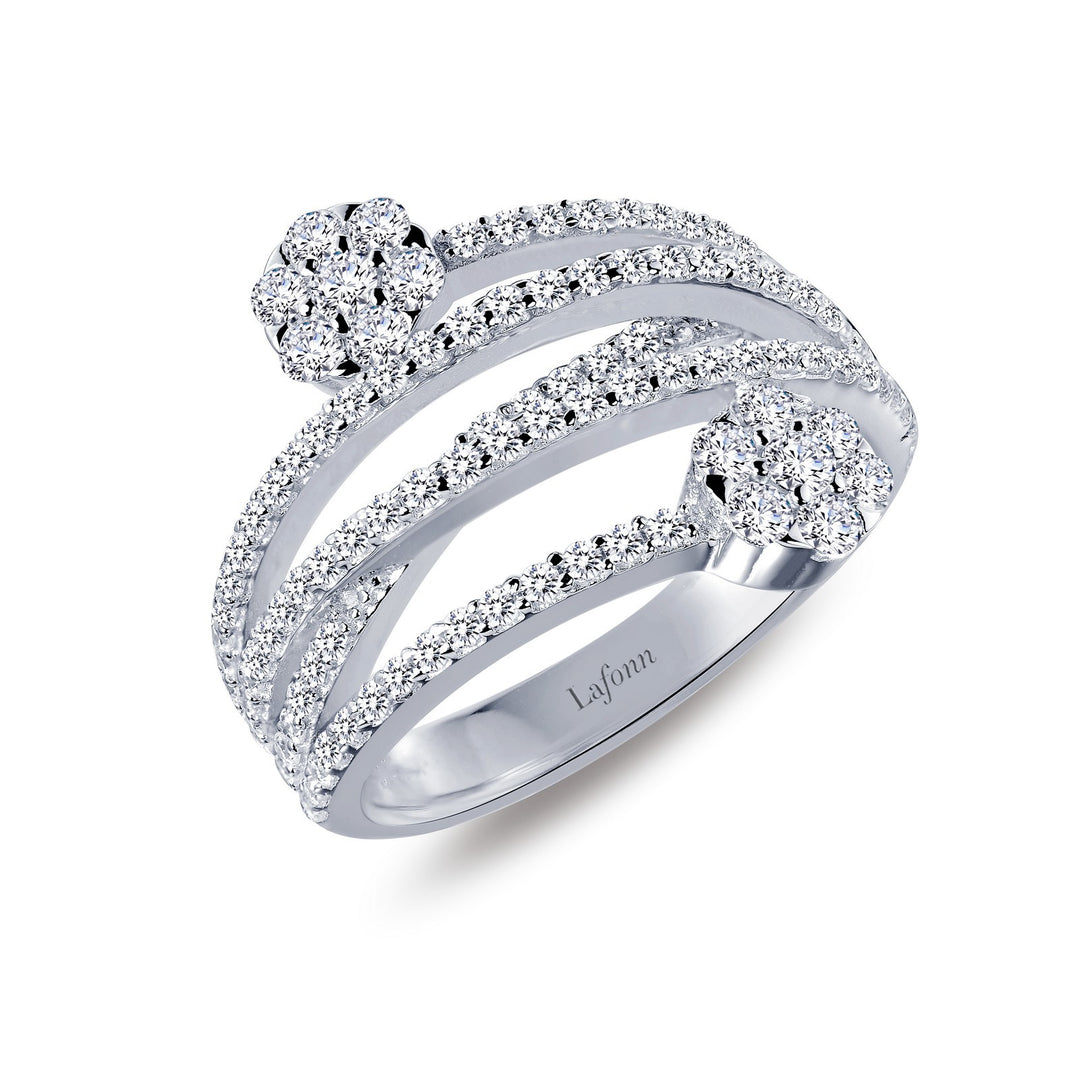 Multi-Row Half Eternity Band
