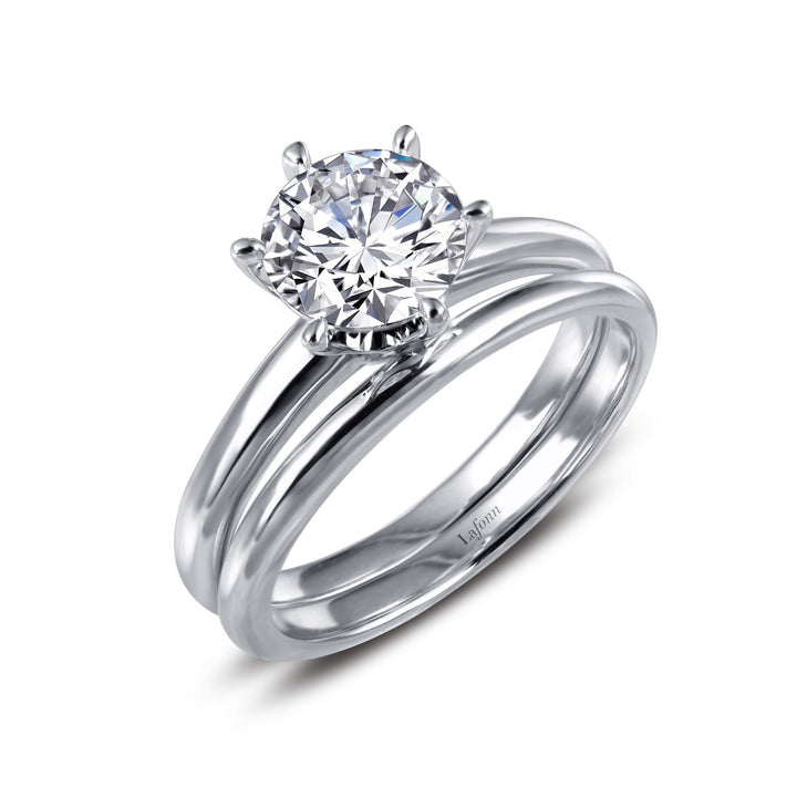 Engagement Ring with Wedding Band