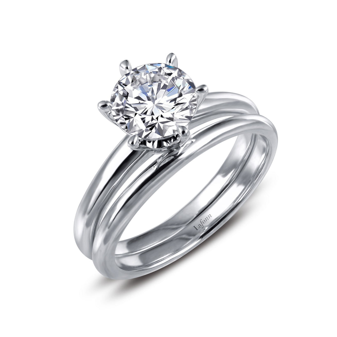 Engagement Ring with Wedding Band