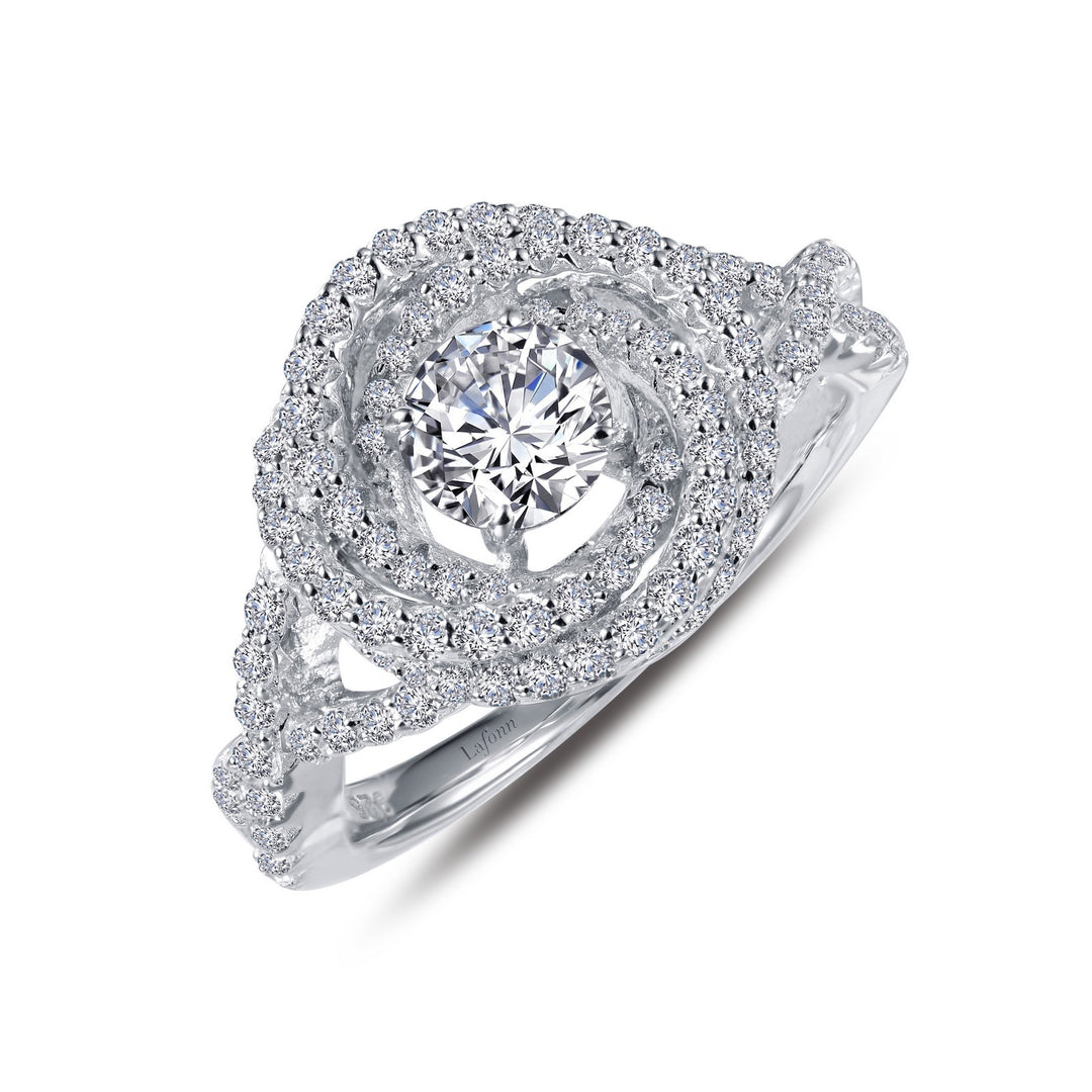 Circle Knot Engagement Ring