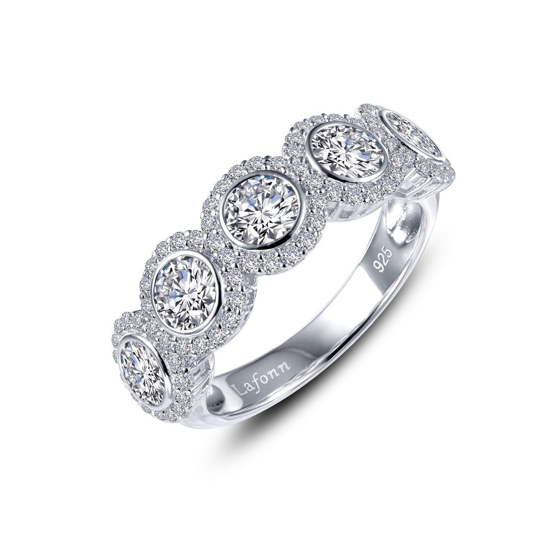 Halo Half Eternity Band
