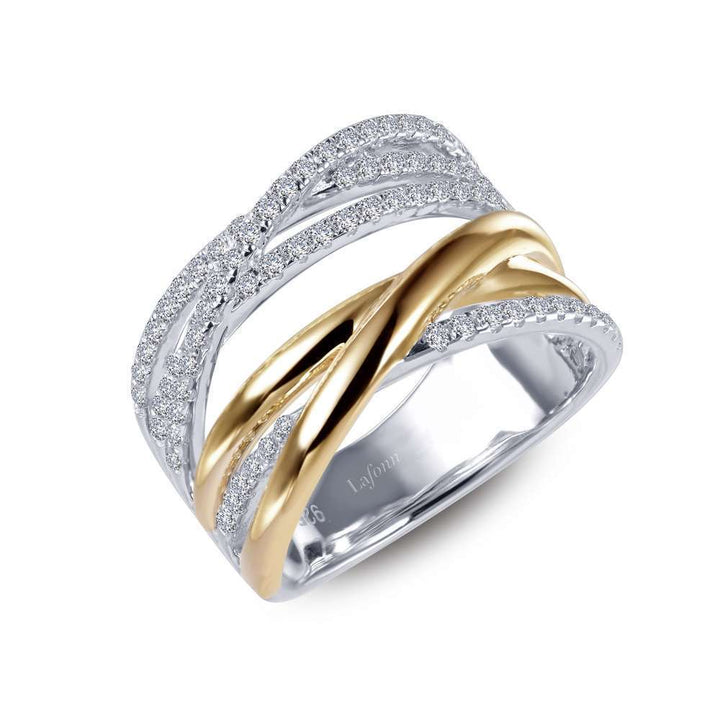 Multi-Row Half Eternity Band