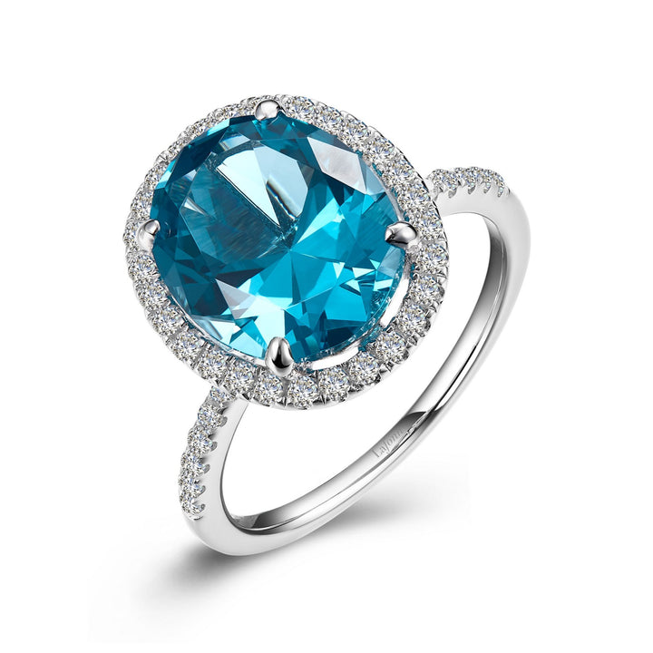 Oval Halo Engagement Ring