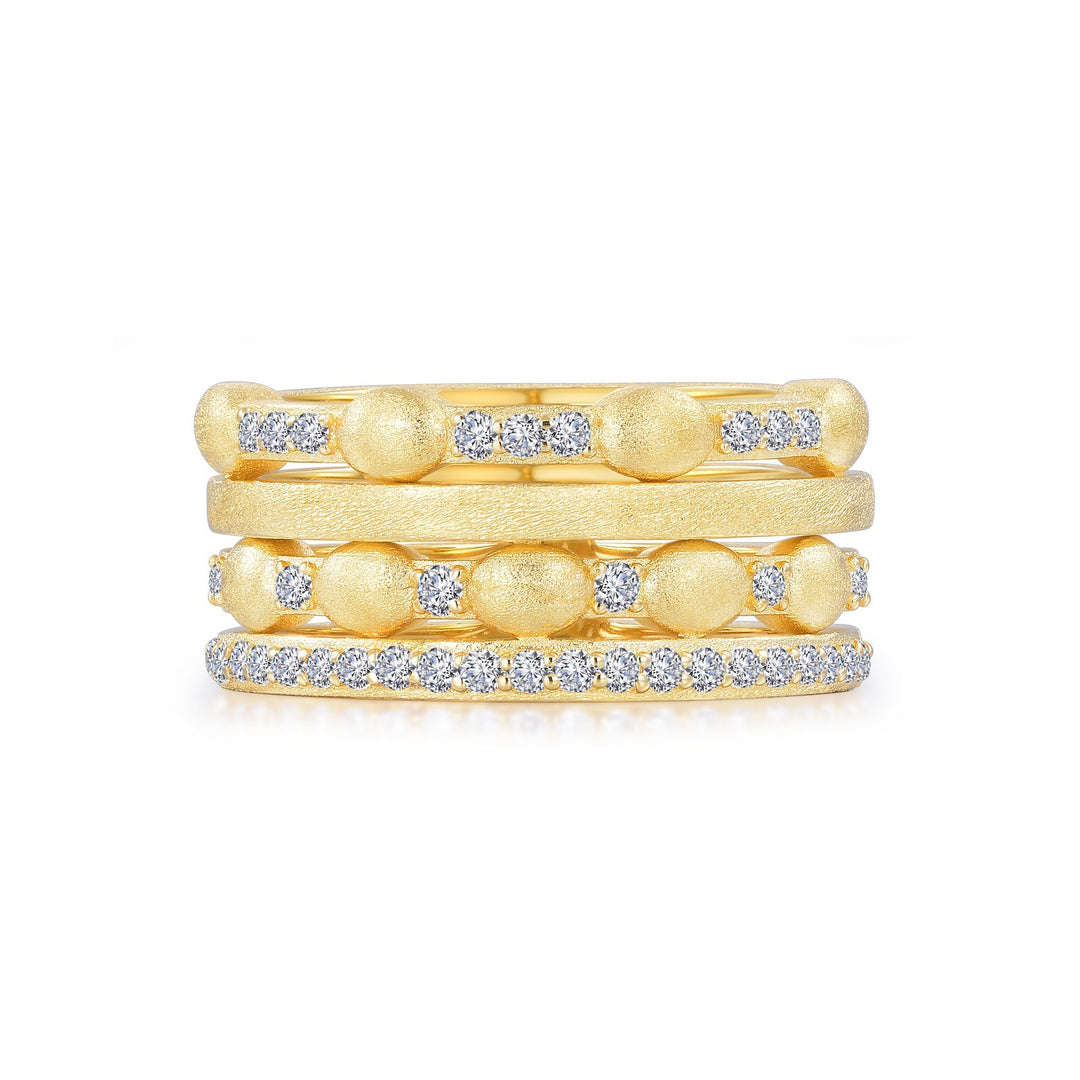 Multi-Row Half Eternity Band