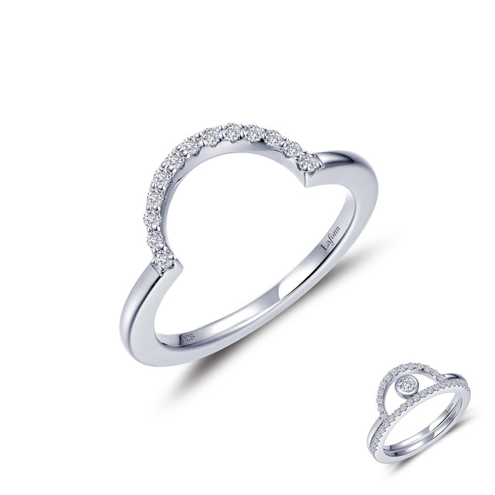 Dainty Half Moon Ring