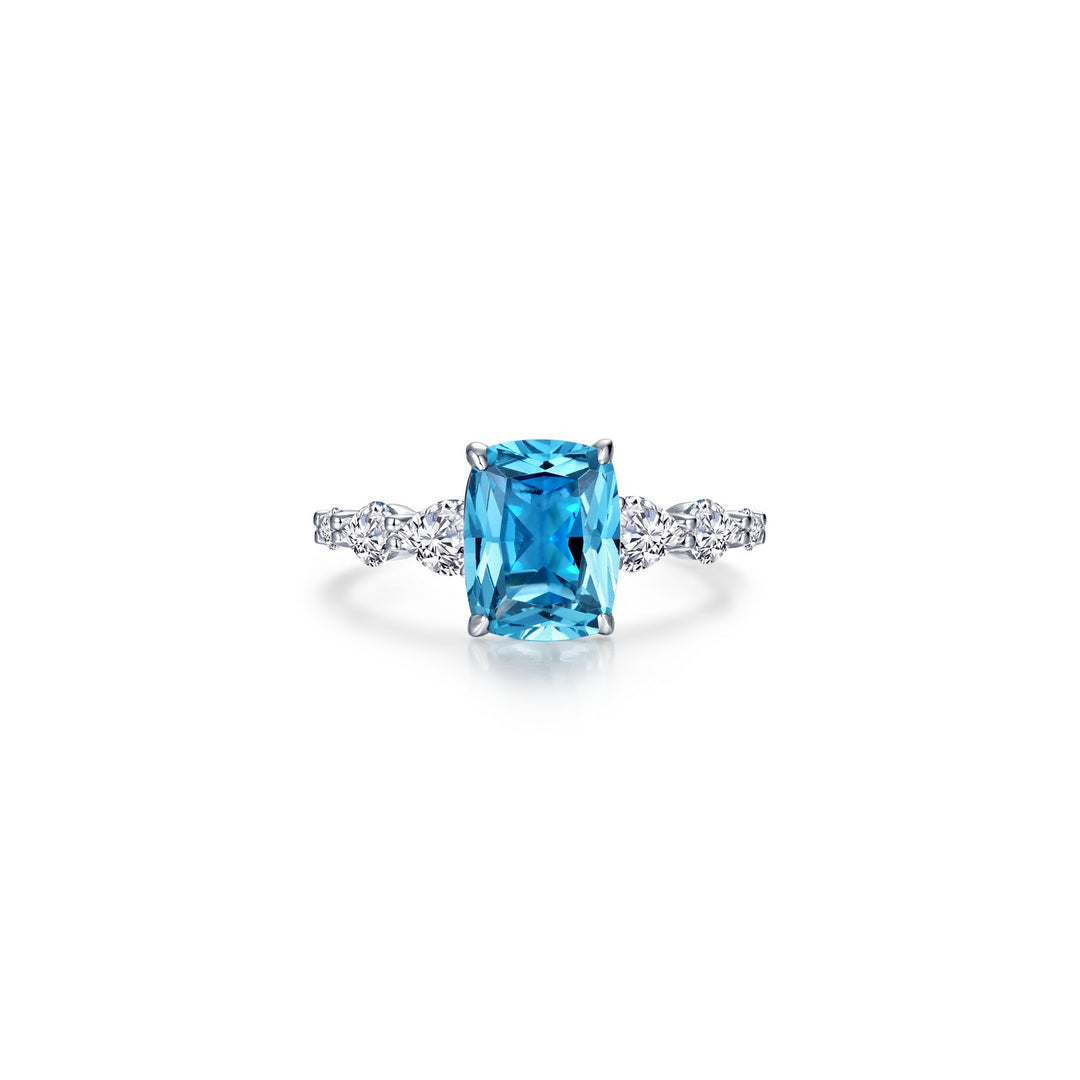 4.81 CTW Cushion-Cut Solitaire Ring