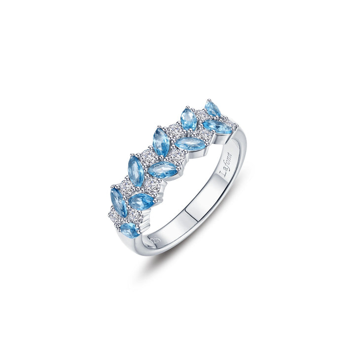 Blue Leaf Canopy Ring