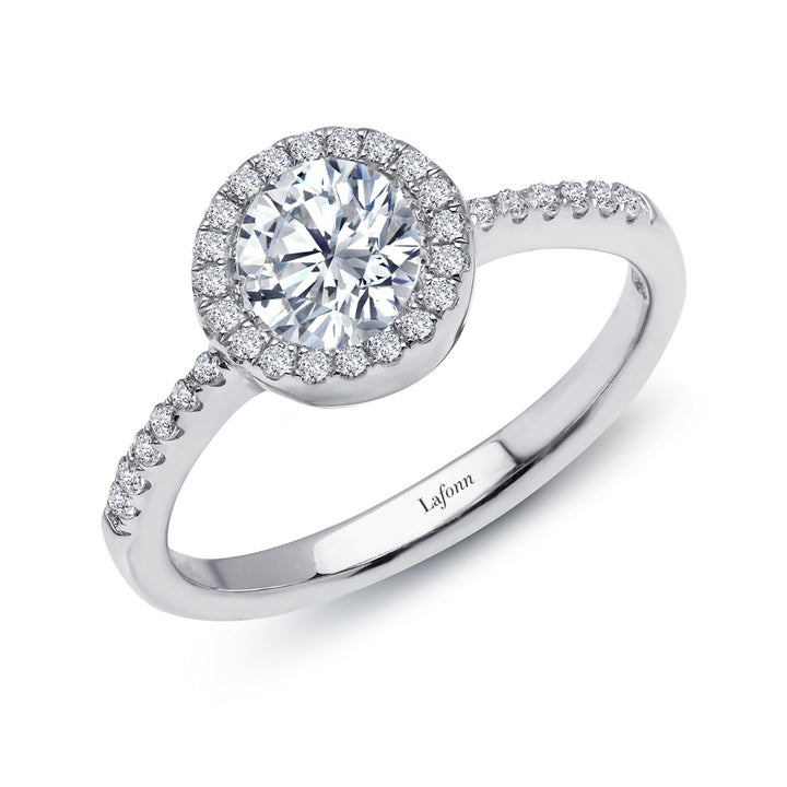 1.15 CTW Halo Engagement Ring