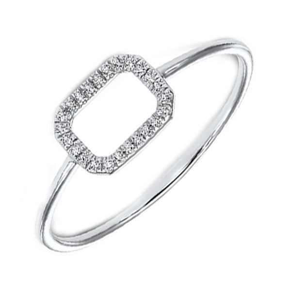 14Kt White Gold Diamond 1/20Ctw Ring
