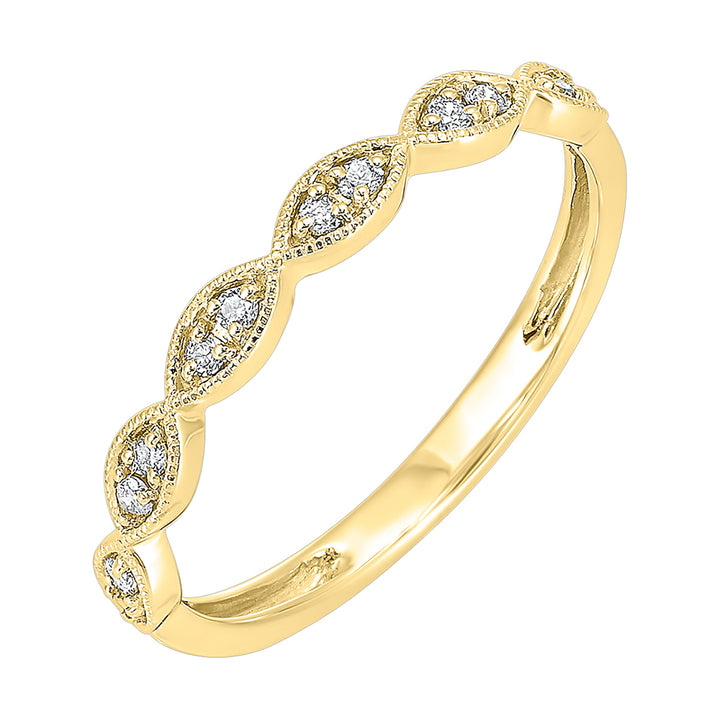 10Kt Yellow Gold Diamond 1/10Ctw Ring