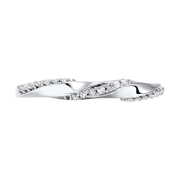 10Kt White Gold Diamond 1/8Ctw Ring