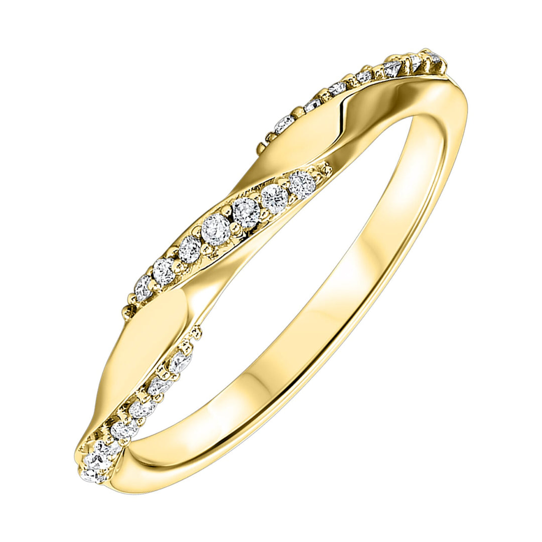 10Kt Yellow Gold Diamond 1/8Ctw Ring