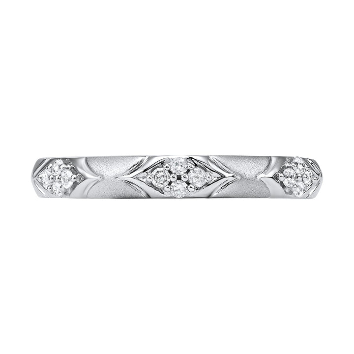 10Kt White Gold Diamond 1/8Ctw Ring