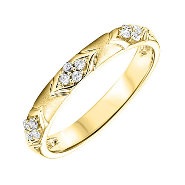 10Kt Yellow Gold Diamond 1/8Ctw Ring