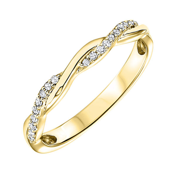 10Kt Yellow Gold Diamond 1/10Ctw Ring