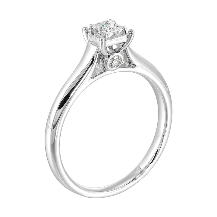 14Kt White Gold Diamond 1/4Ctw Ring