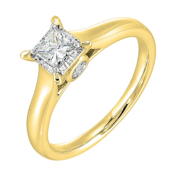 14Kt Yellow Gold Diamond 1/2Ctw Ring