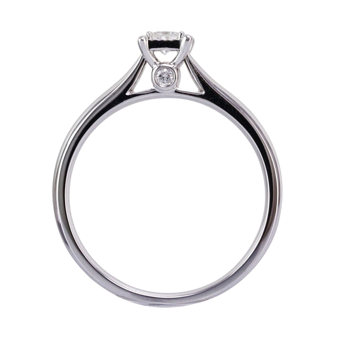 14Kt White Gold Diamond 3/4Ctw Ring