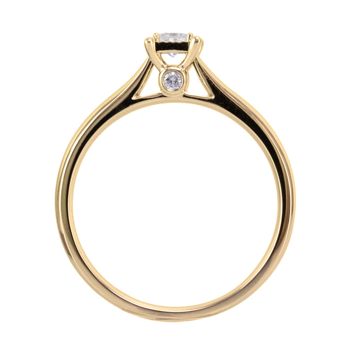 14Kt Yellow Gold Diamond 3/4Ctw Ring