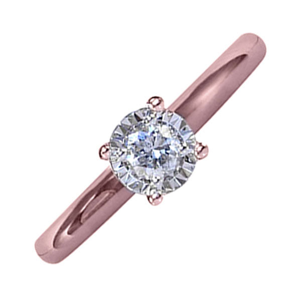 14Kt Rose Gold Diamond 3/4Ctw Ring