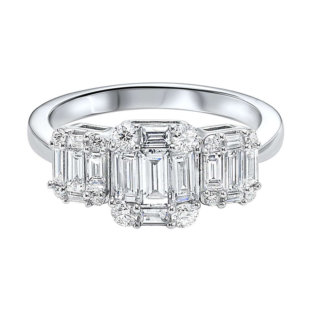 14Kt White Gold Diamond 1/2Ctw Ring