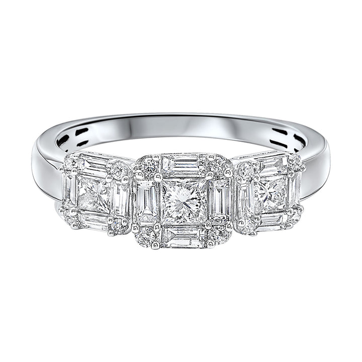 14Kt White Gold Diamond 1Ctw Ring