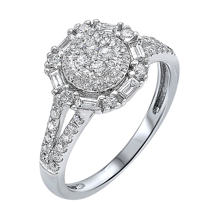 14Kt White Gold Diamond 5/8Ctw Ring