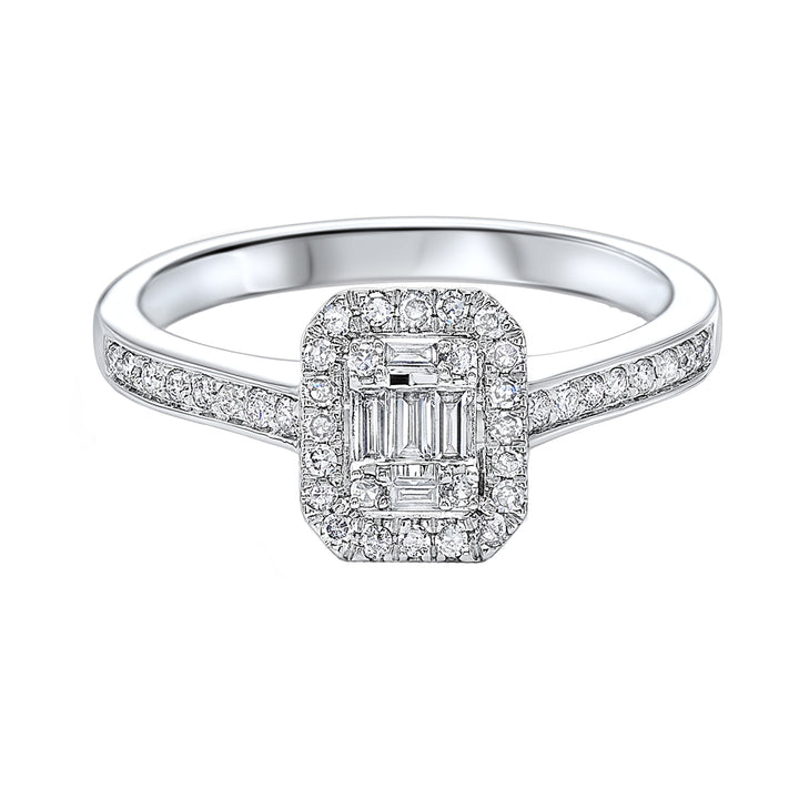 14Kt White Gold Diamond 1/2Ctw Ring